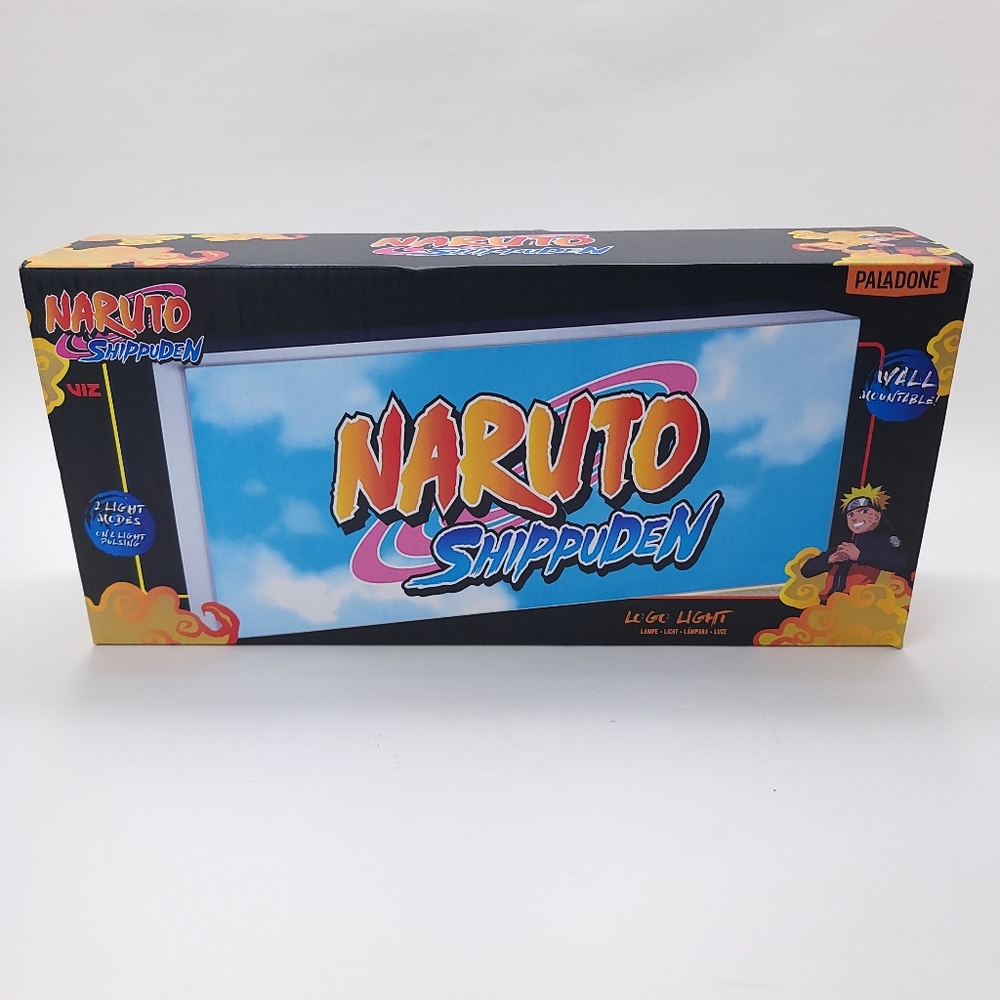 Paladone Naruto Shippuden Light Up Logo Sign 12” USB & Battery Powered